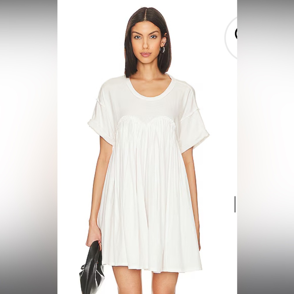 Free People White Mini Dress